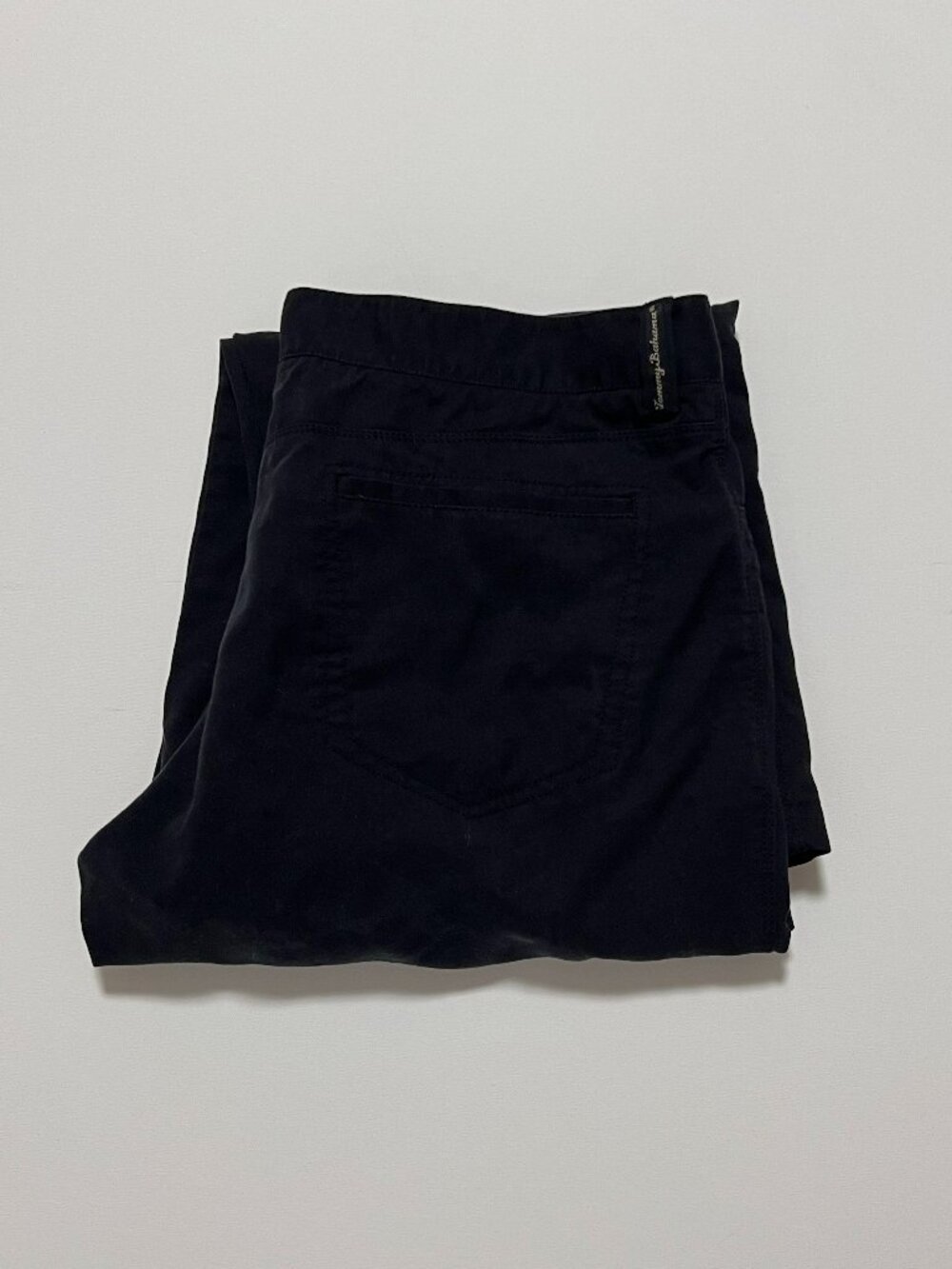 Tommy Bahama Dress Pants Slacks Preppy Casual Comfy Black Men's size 38x32